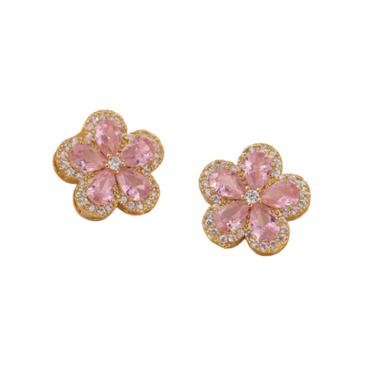 Flower earrings